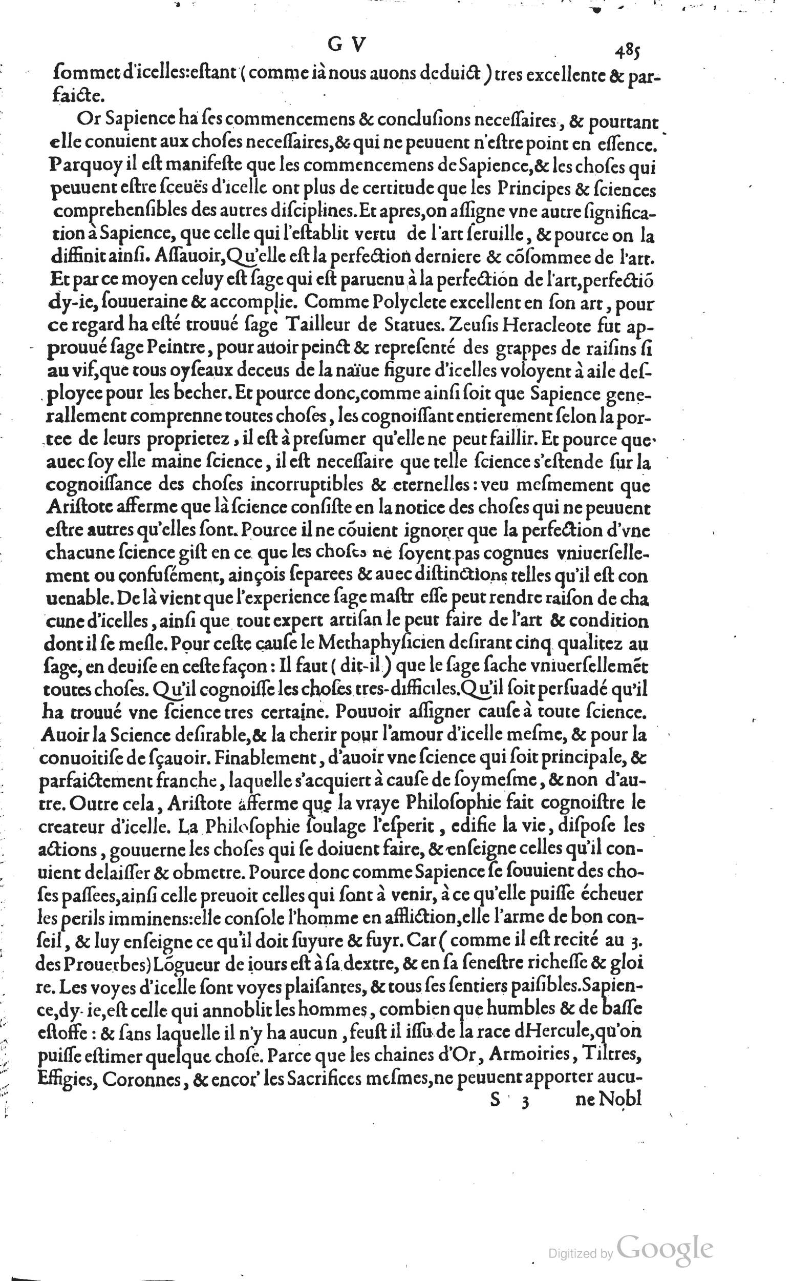 1585 - Barthélemy Honorat - Bibliothèques françaises - BSB Munich