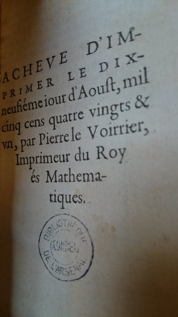 1581 - Pierre Le Voirier et Gervais Mallot - Trésor des histoires tragiques - BnF Richelieu