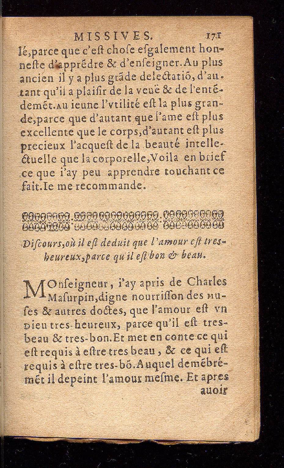 1614 - Barthélemy Vincent - Élite et Trésor des lettres missives - Bâle