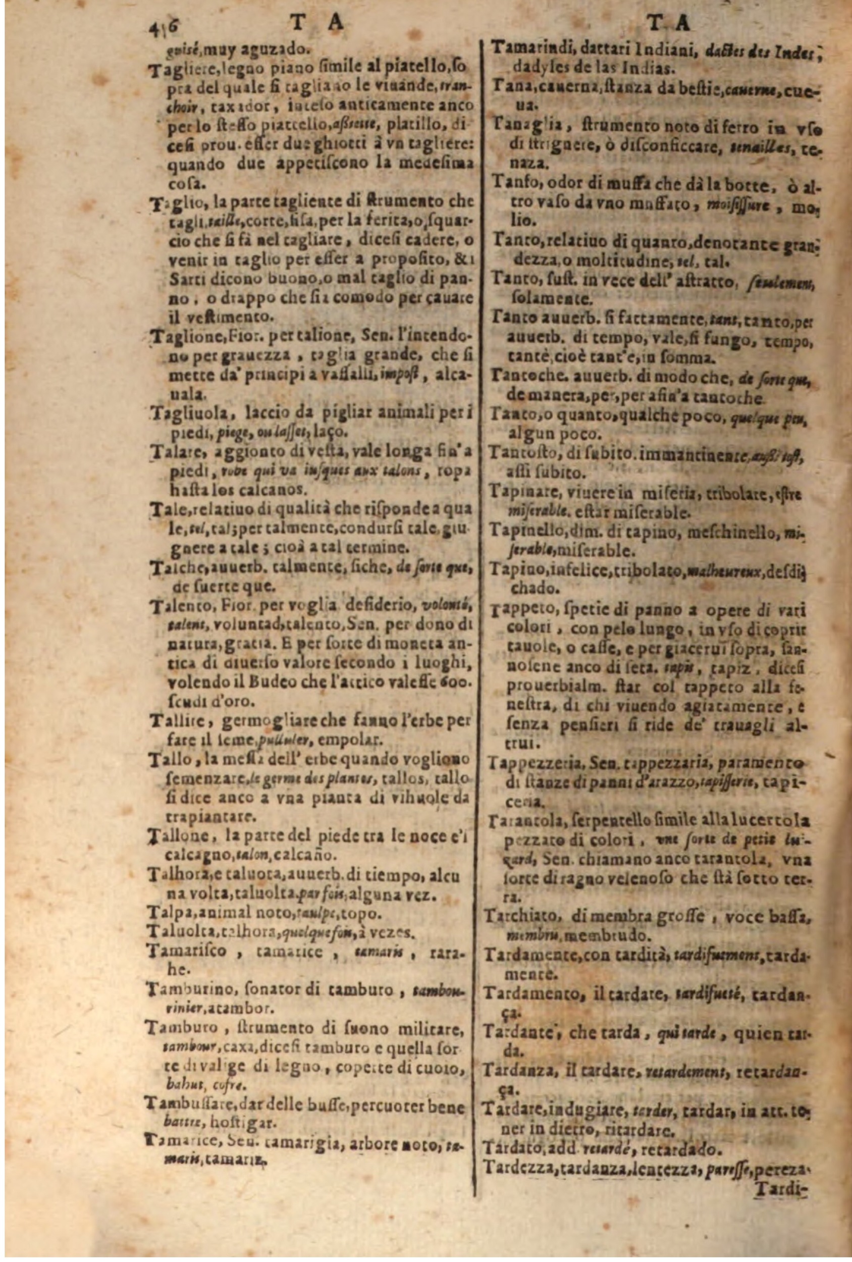 1609 - Philippe Albert et Alexandre Pernet - Trésor des trois langues, francoise, italienne et espagnole (Troisième partie) - BSB Munich 1609 - Philippe Albert et Alexandre Pernet - Trésor des trois langues, francoise, italienne et espagnole (Troisième partie) - BSB Munich