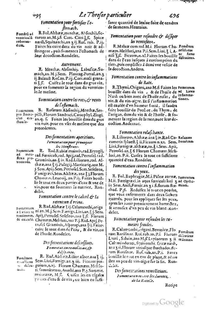 1616 - Étienne Gamonet - Grand trésor ou dispensaire - BSB Munich
