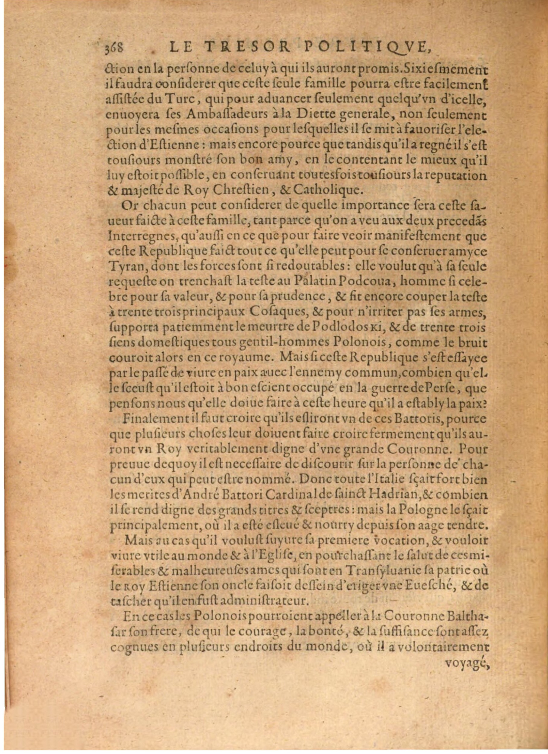 1608 - Nicolas Du Fossé - Trésor politique - BSB Munich