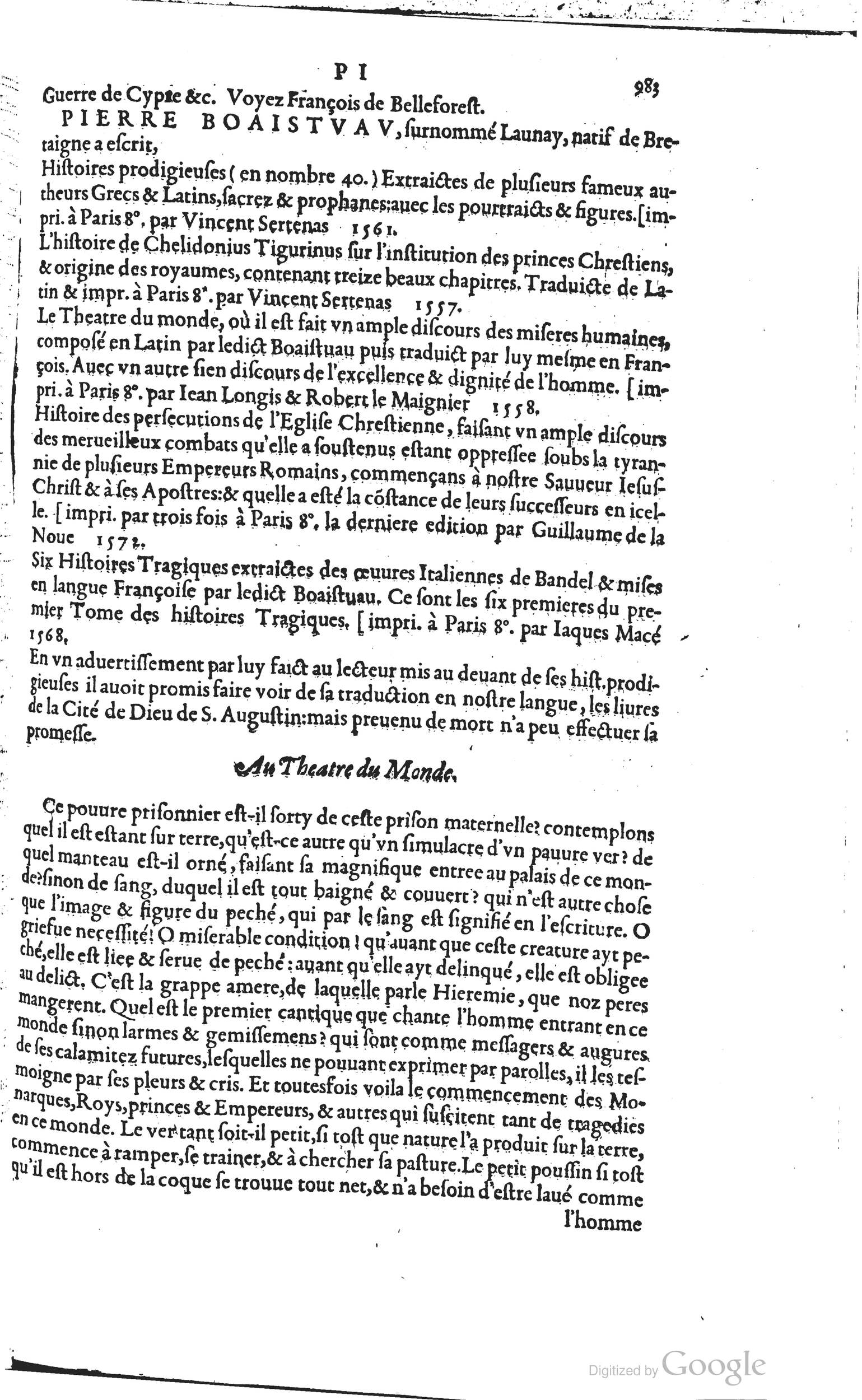 1585 - Barthélemy Honorat - Bibliothèques françaises - BSB Munich