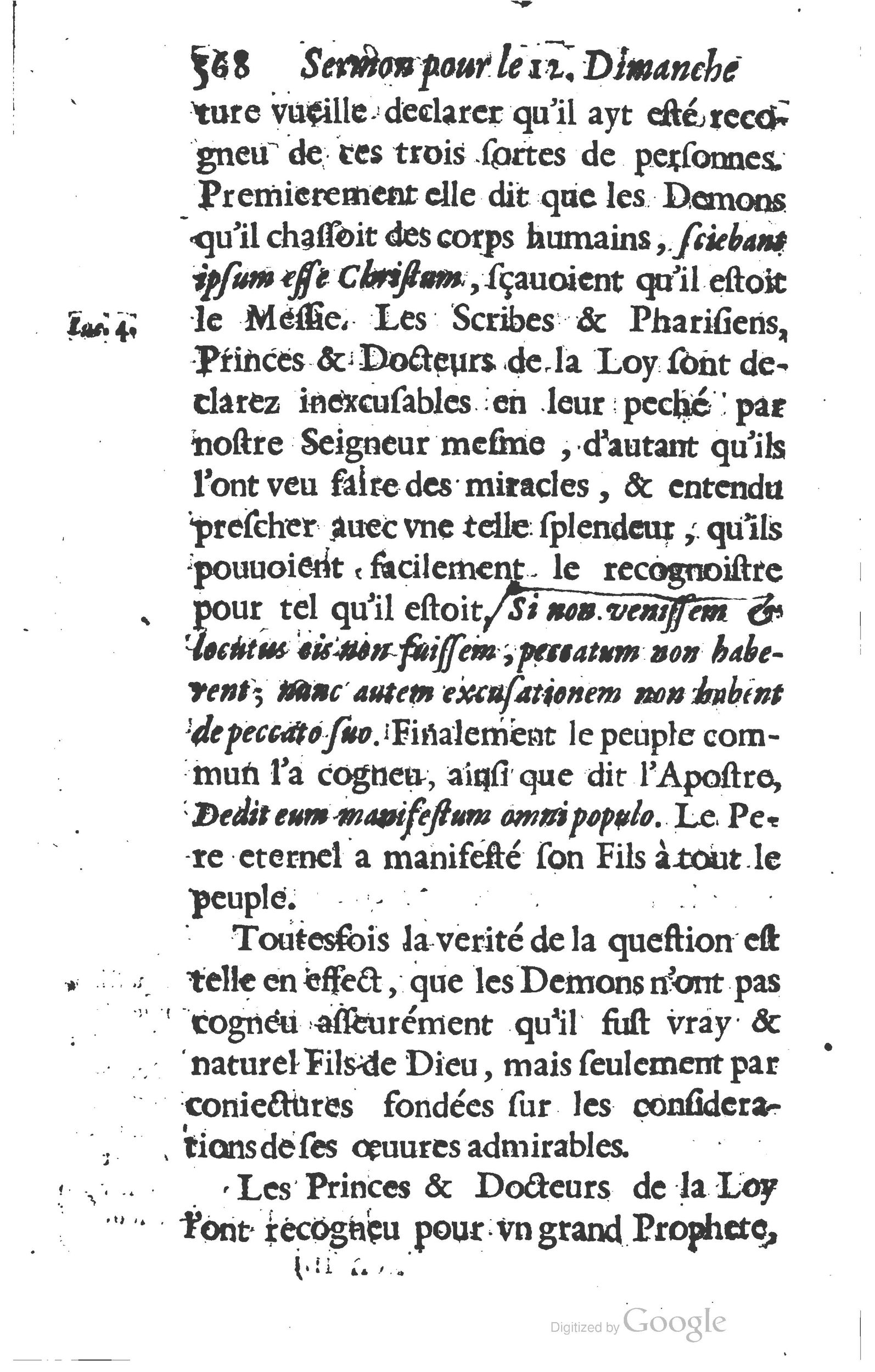1629 - Manassés de Préaulx - Sermons ou Trésors de la piété chrétienne - BM Lyon