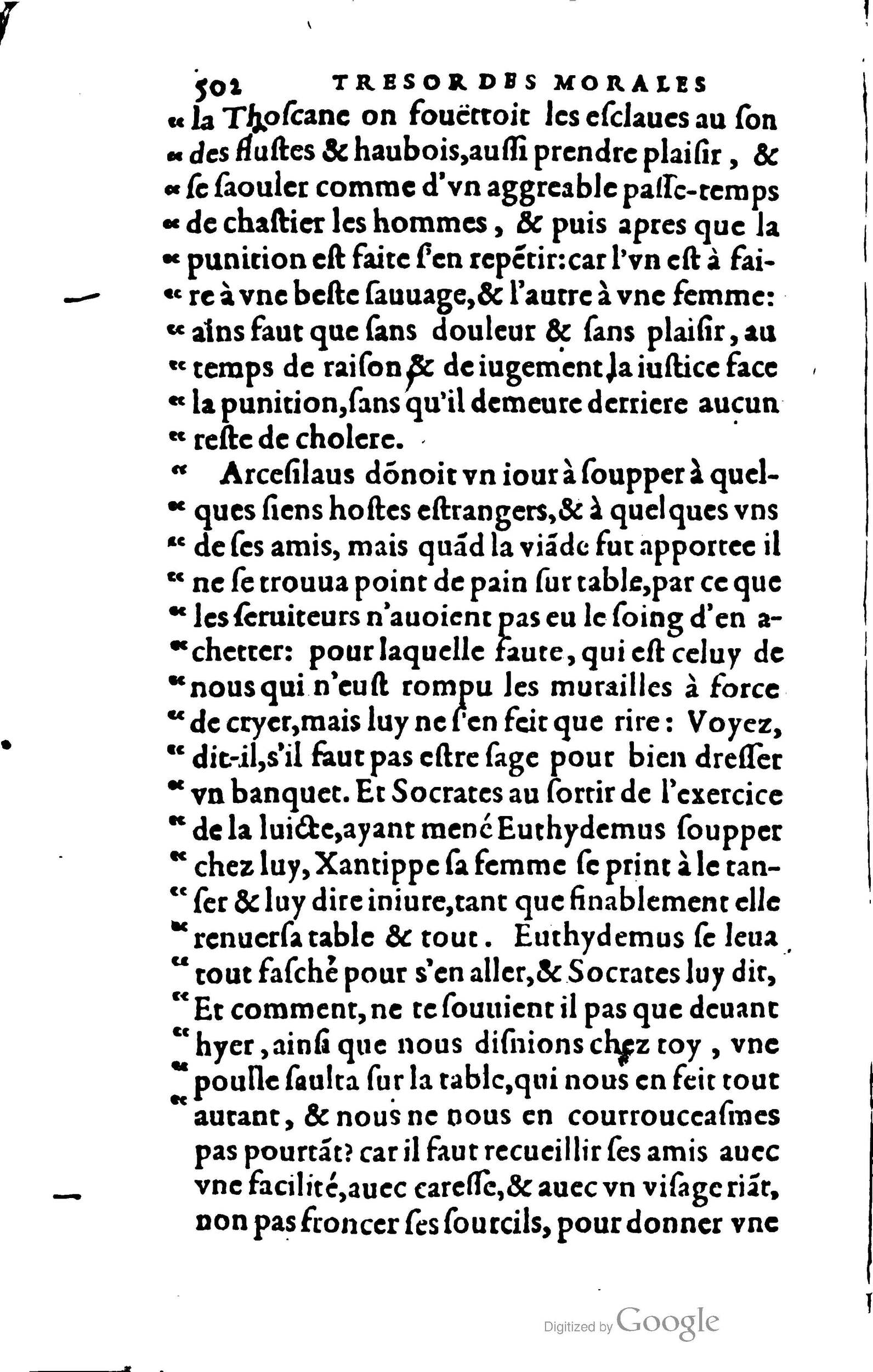 1578 - Jean Poupy - Trésor des morales de Plutarque - BSB Munich