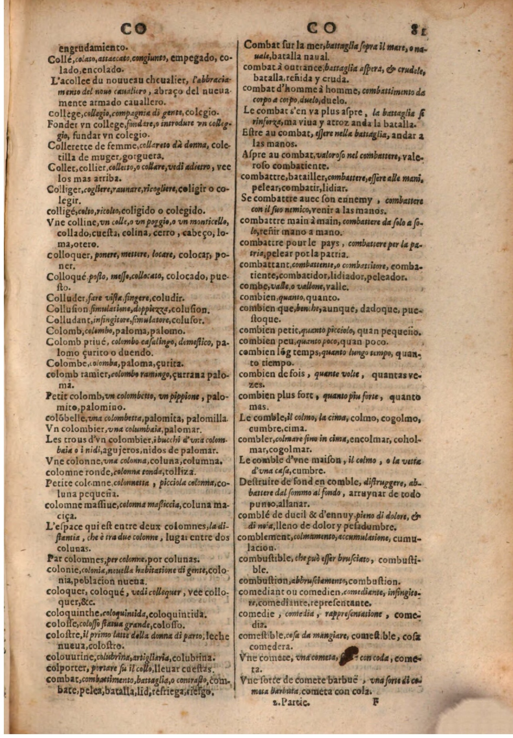 1637 - Jacques Crespin - Trésor des trois langues (Trois parties) - BSB Munich 1637 - Jacques Crespin - Trésor des trois langues (Trois parties) - BSB Munich