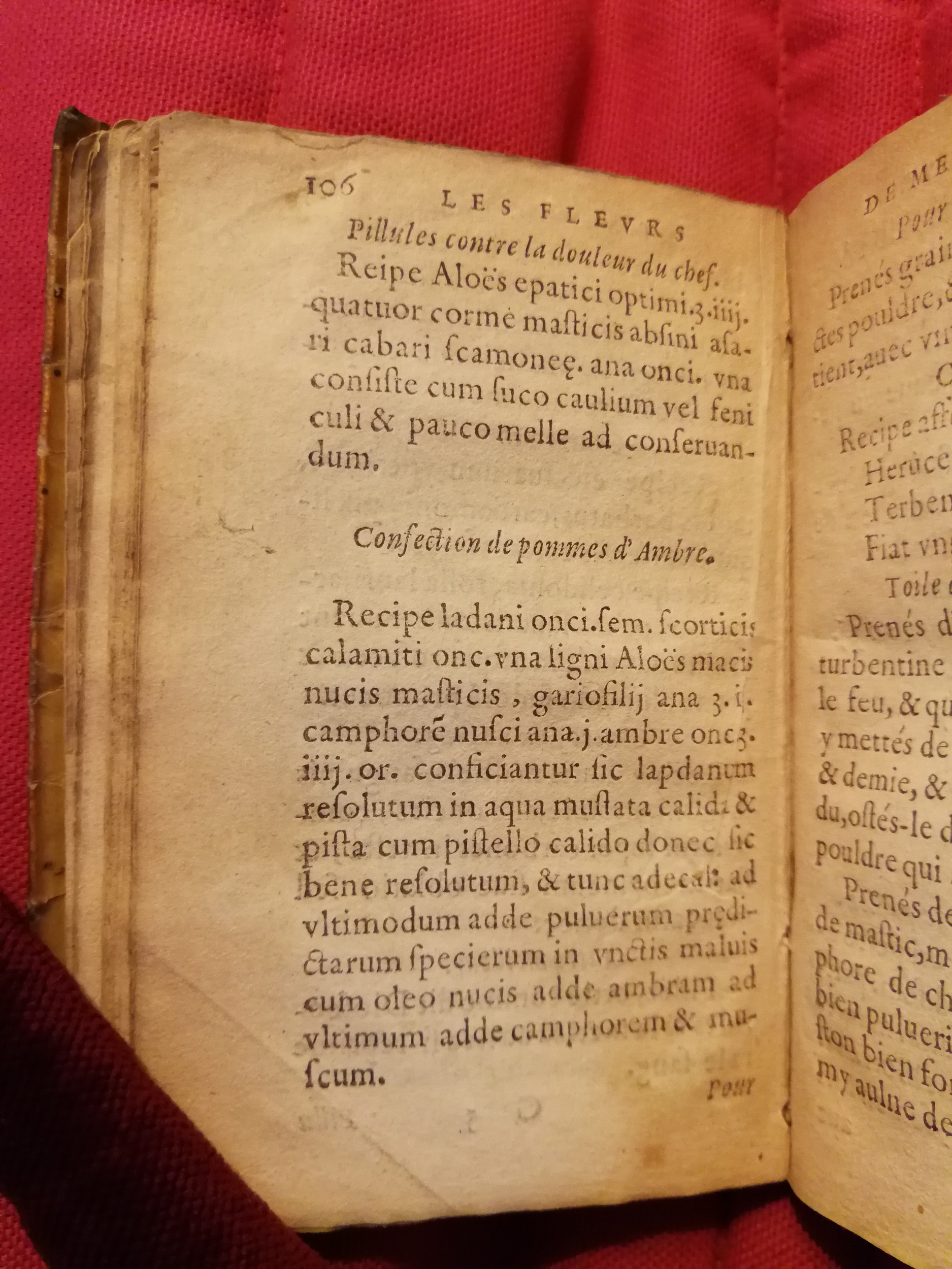 1586 - Benoît Rigaud - Trésor des fleurs et secrets de médecine - Sainte-Geneviève