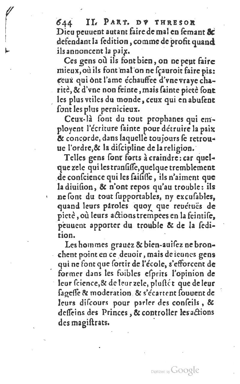 1610 - Louis Coste - Trésor de l’éloquence française (Seconde partie) - BM Lyon