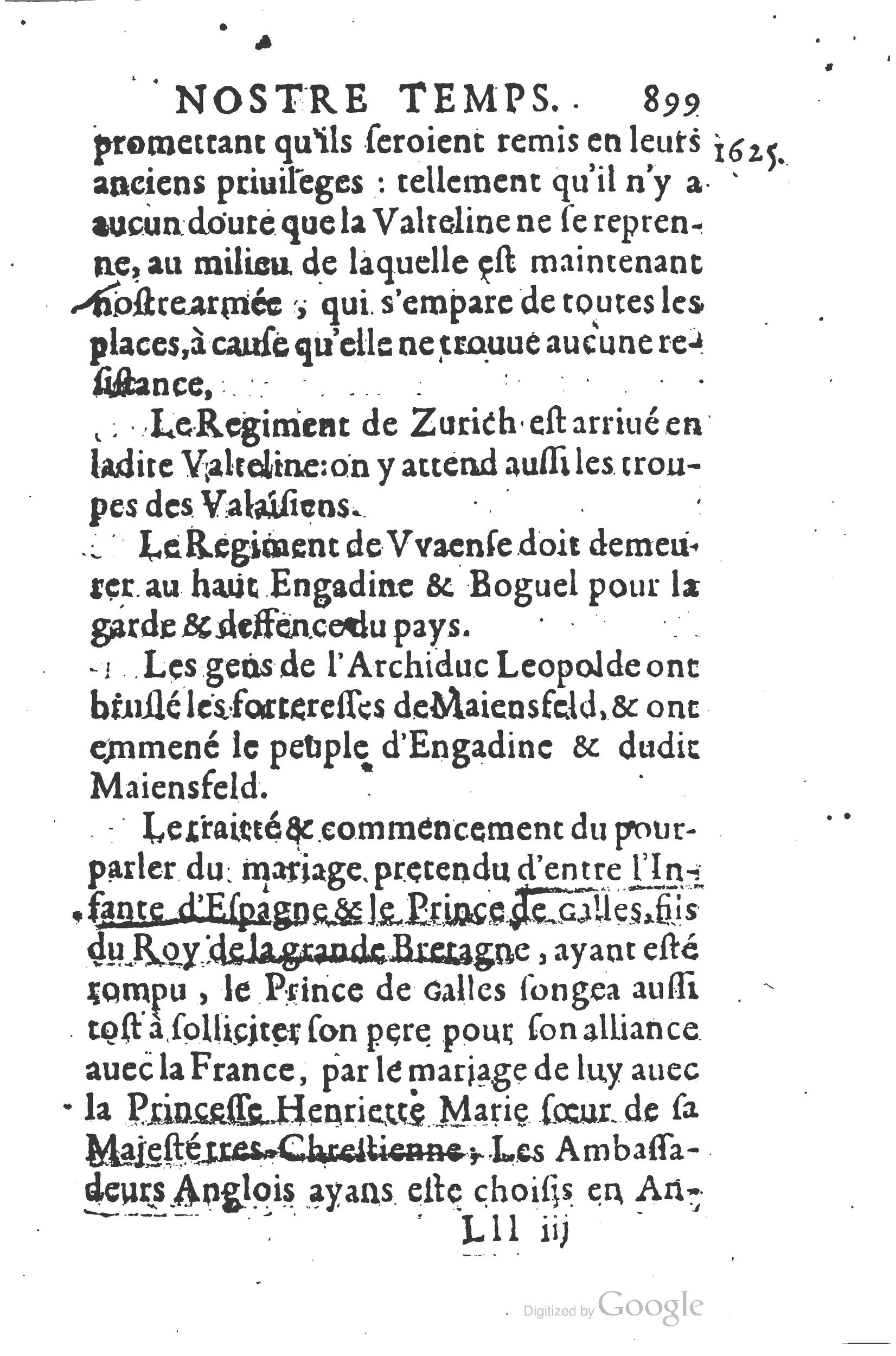 1626 - Joseph Bouillerot - Trésor de l’histoire générale de notre temps - BSB Munich