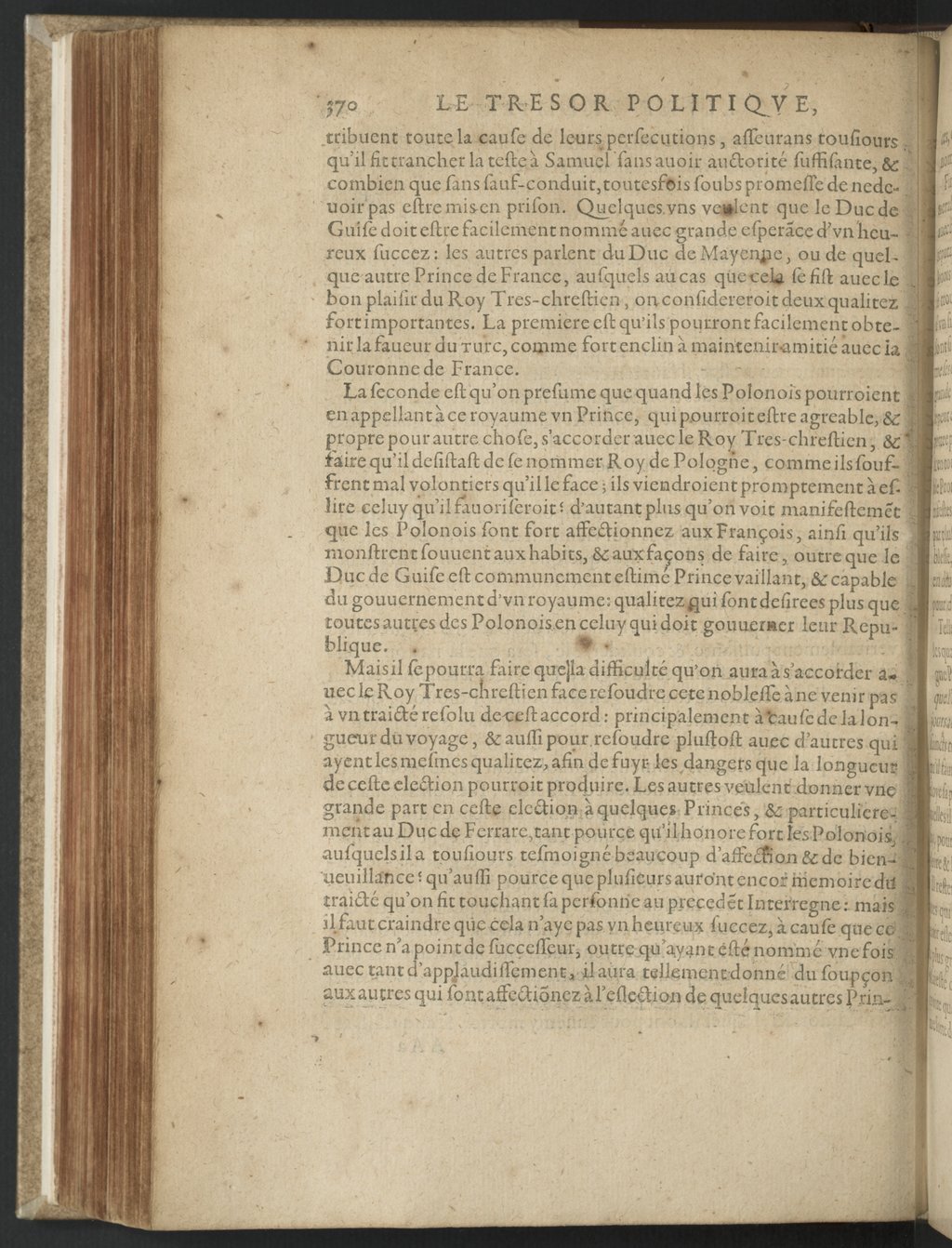 1608 - Nicolas Du Fossé - Trésor politique - BnF Tolbiac