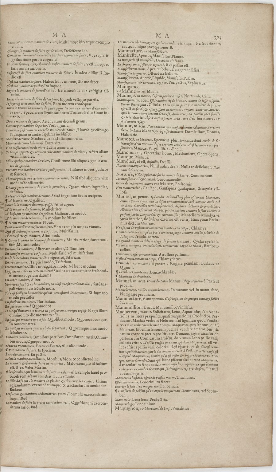 1606 - David Douceur - Trésor de la langue française - BnF