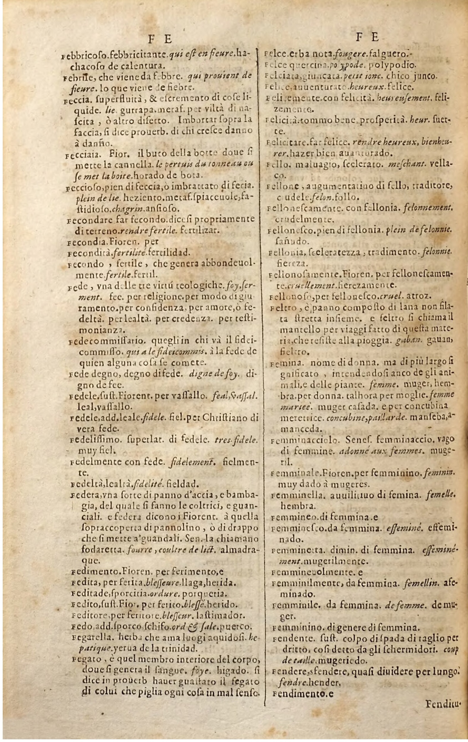 1627 - Jacques Crespin - Trésor des trois langues (Troisième partie) - Regensburg