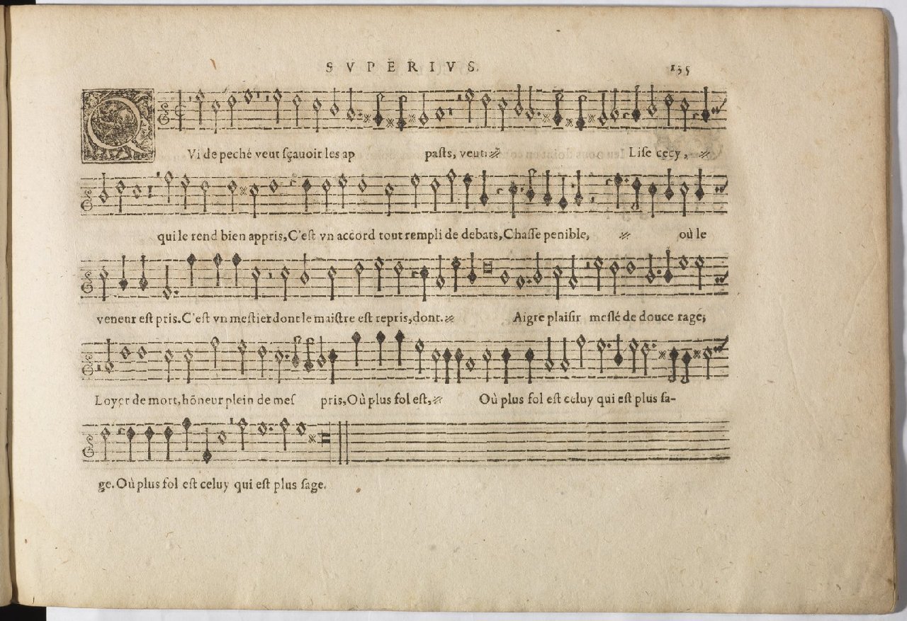 1594 - Paul Marceau - Trésor de musique d&#039;Orlande de Lassus, Superius, Bassus, Tenor, Quinta pars - BnF