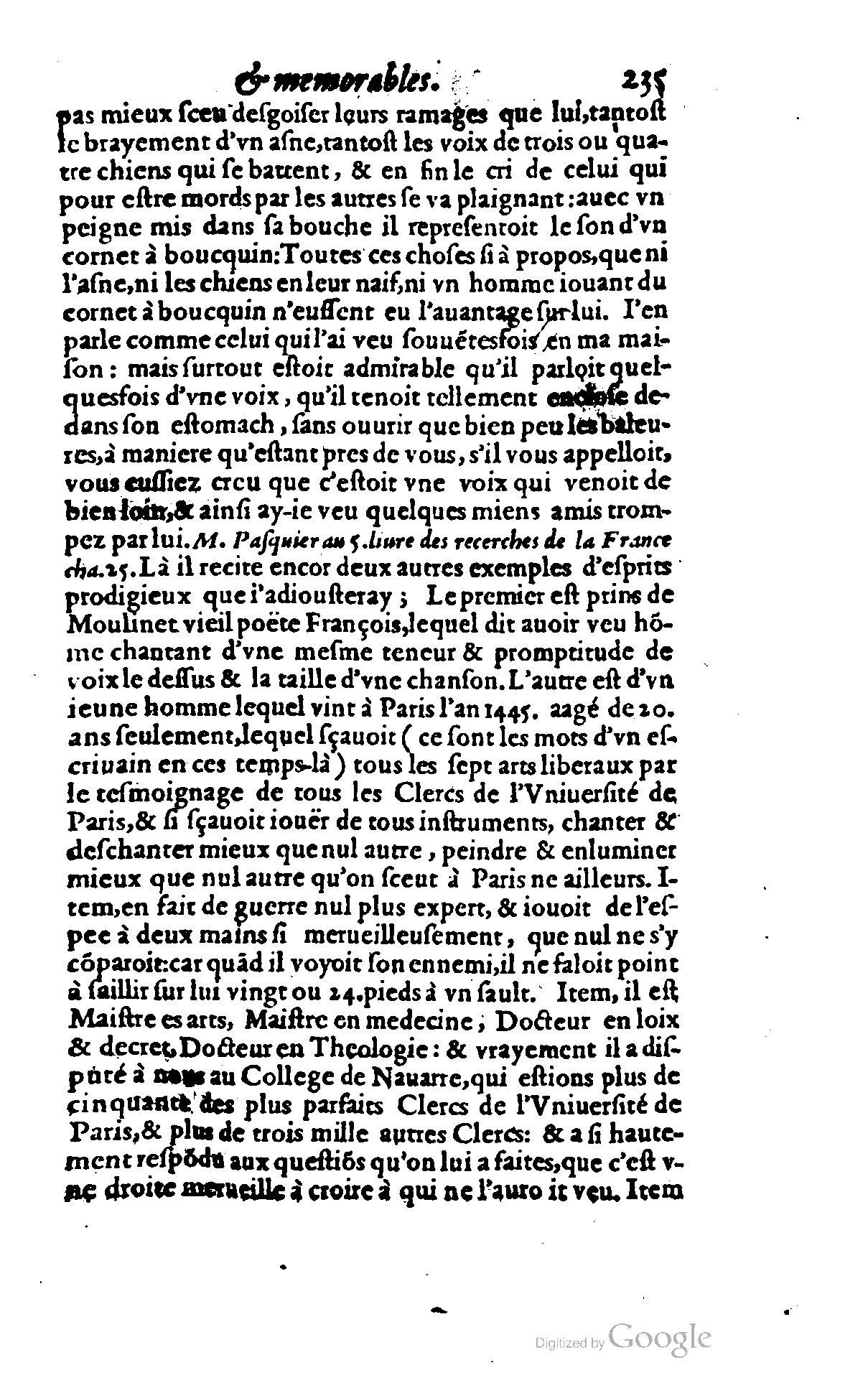 1620 - Samuel Crespin - Trésor d’histoires admirables et mémorables - BCU Lausanne