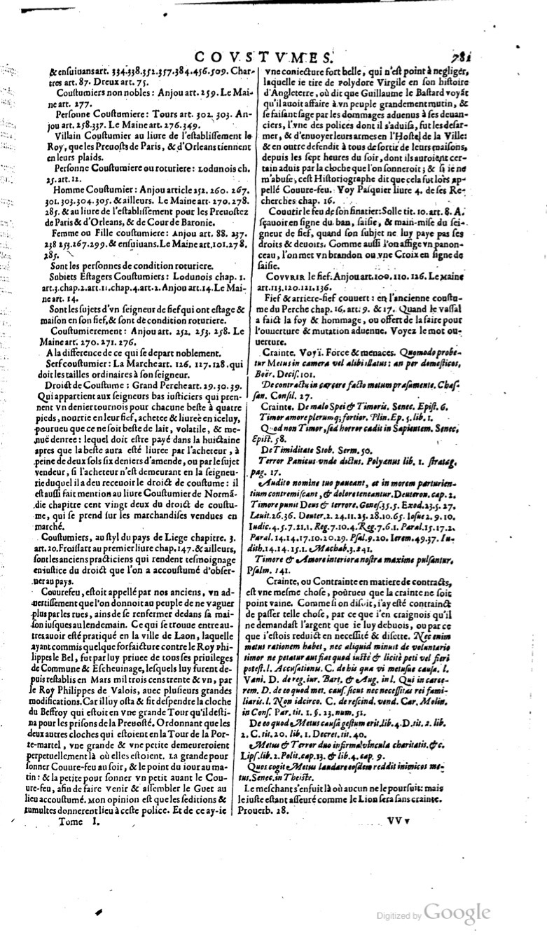 1629 - Veuve Nicolas Buon - Trésor du droit français (29620 T. 1) - BM Lyon