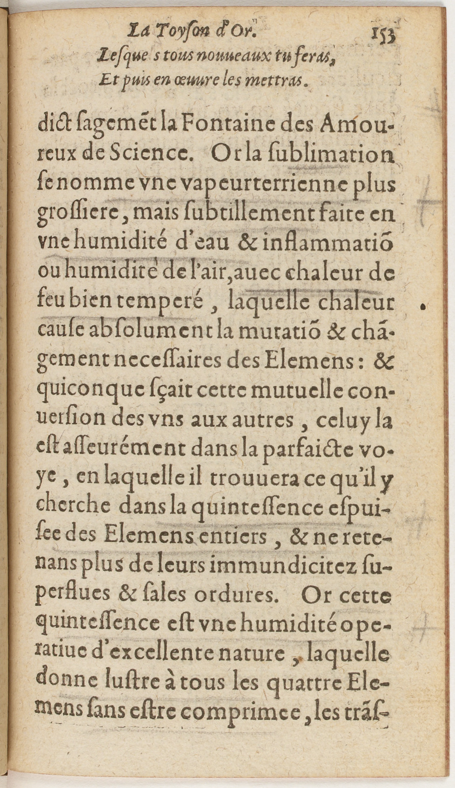 1612 - Charles Sevestre - Toison d’or ou la fleur des Trésors - BnF