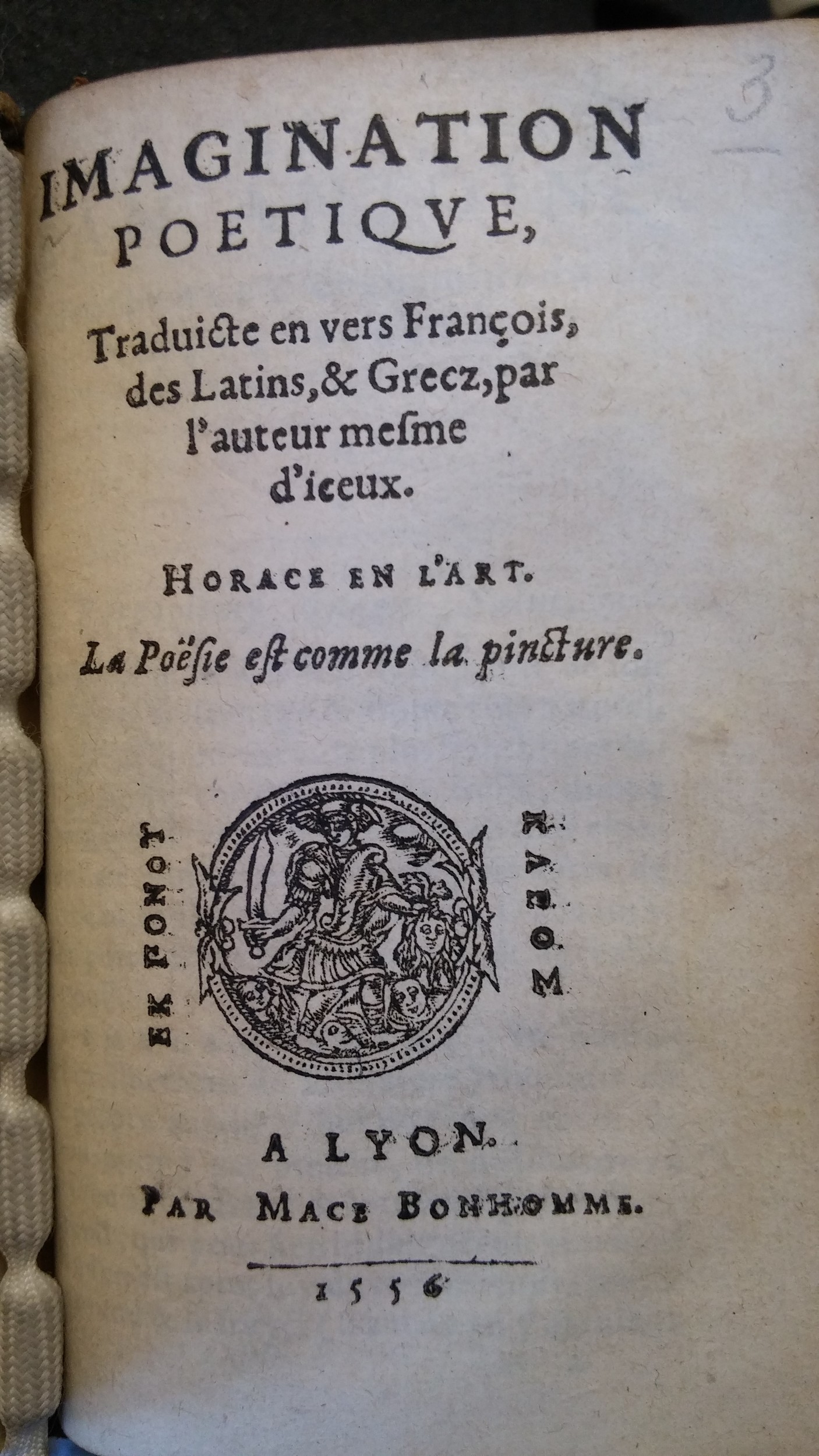 1577 - Claude Micard - Trésor des vies de Plutarque - Saint-Gallen