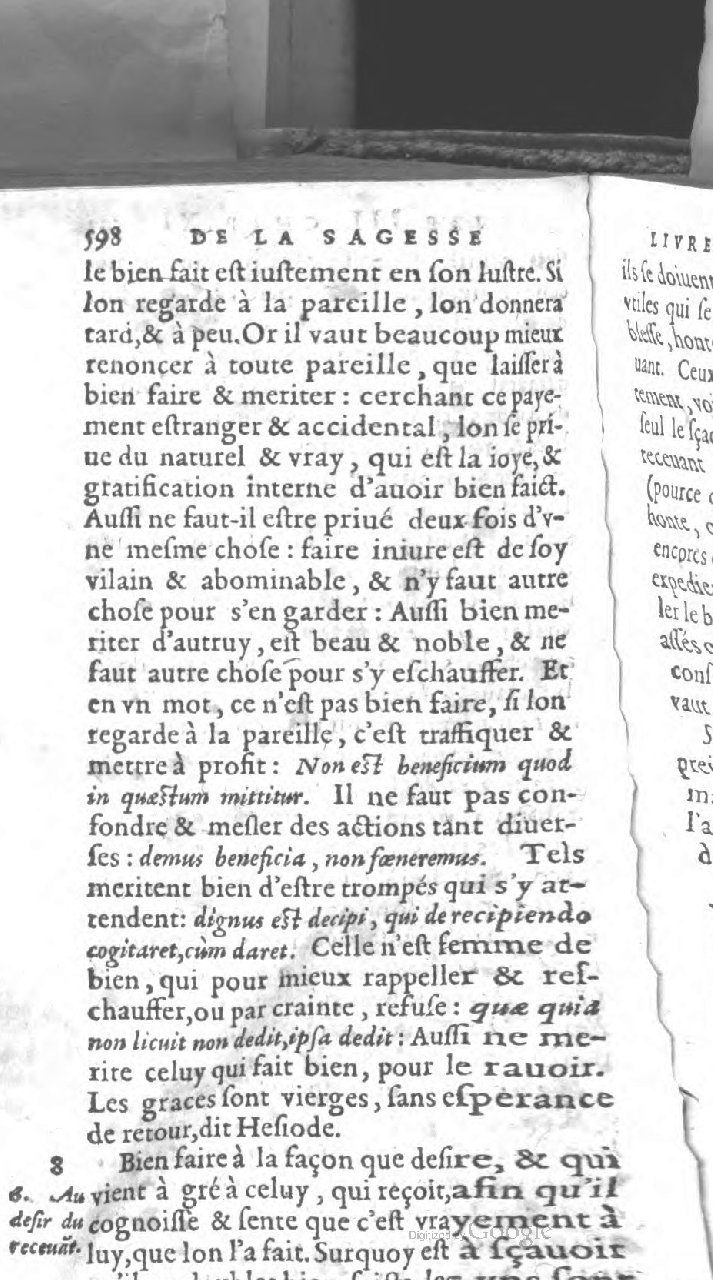 1606 - François Lefebvre - Trésor de la sagesse - BCU Lausanne