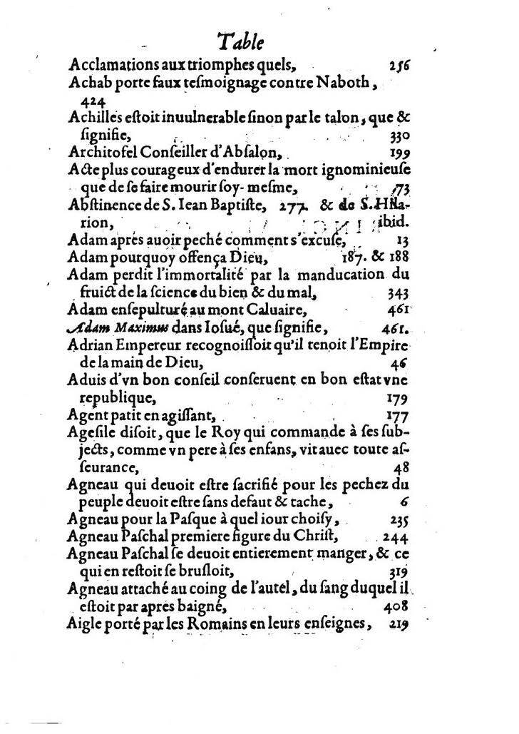 1607 - Nicolas Du Fossé - Trésor quadragésimal - T 02 - BM Lyon