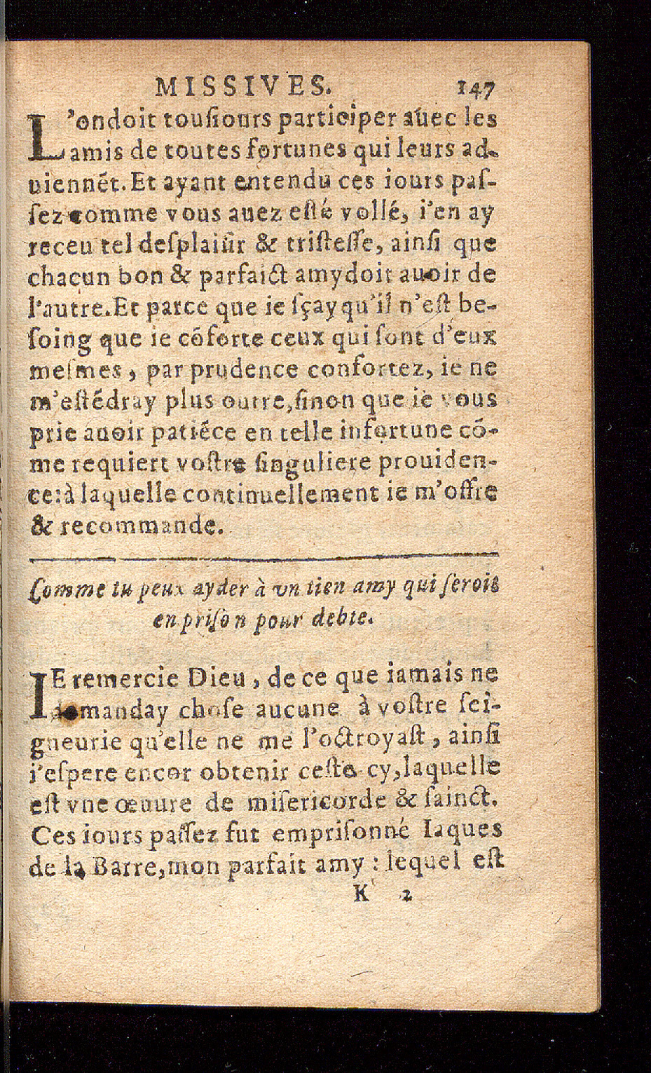 1614 - Barthélemy Vincent - Élite et Trésor des lettres missives - Bâle