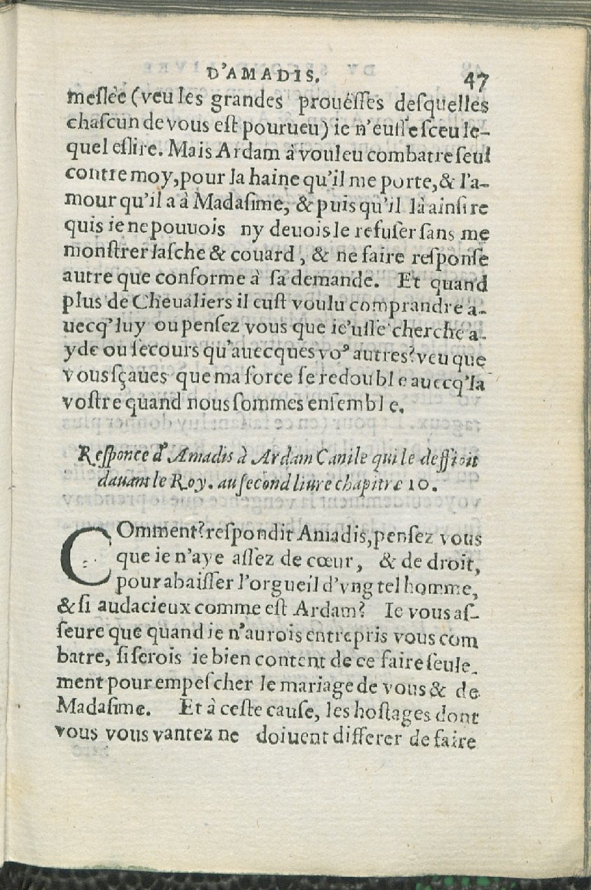 1559 - Pierre Regnard - Trésor des Amadis - Det KLG Copenhague 1559 - Pierre Regnard - Trésor des Amadis - Det KLG Copenhague