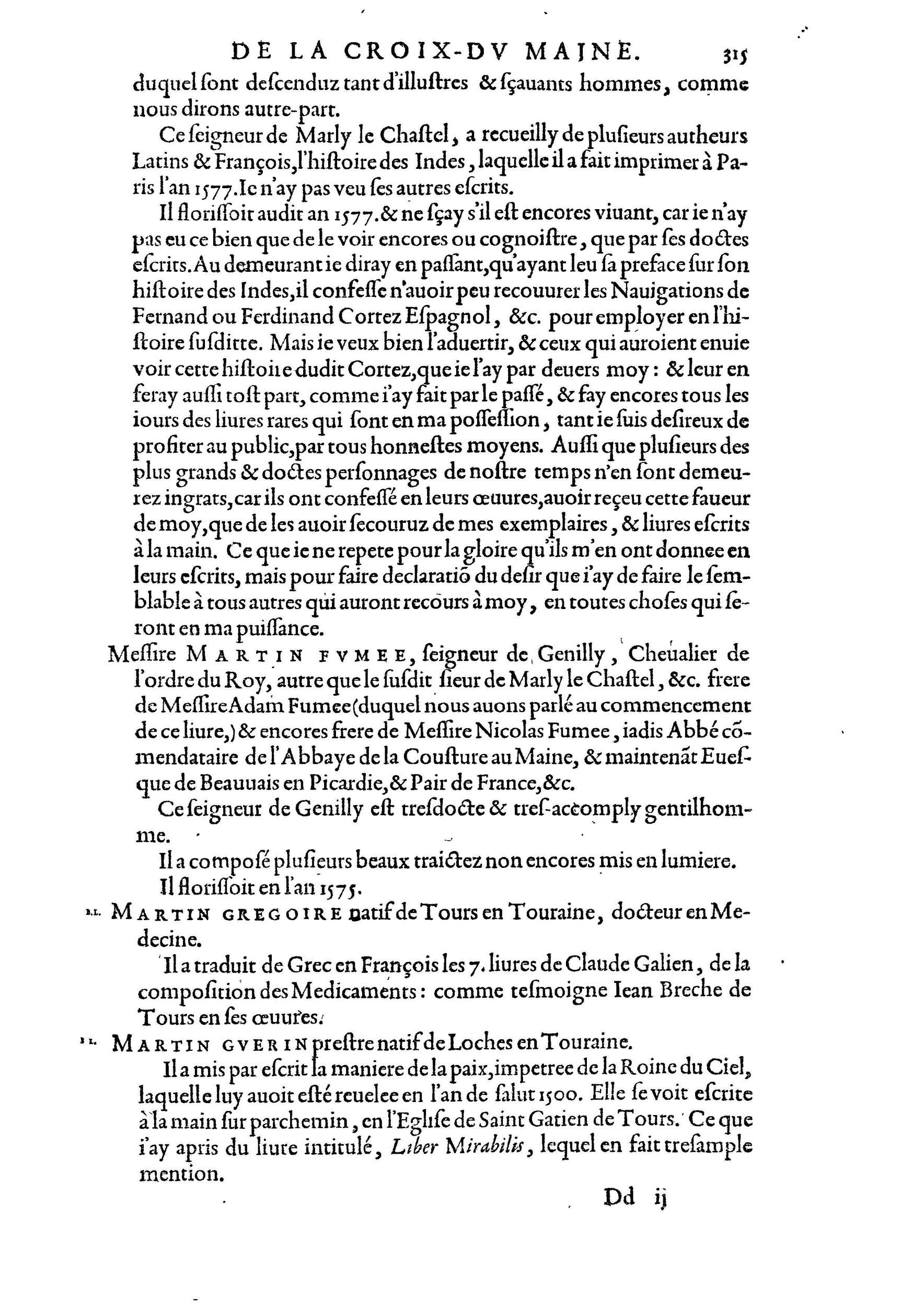 1584 - Abel L&#039;Angelier - Bibliothèques françaises - BnF