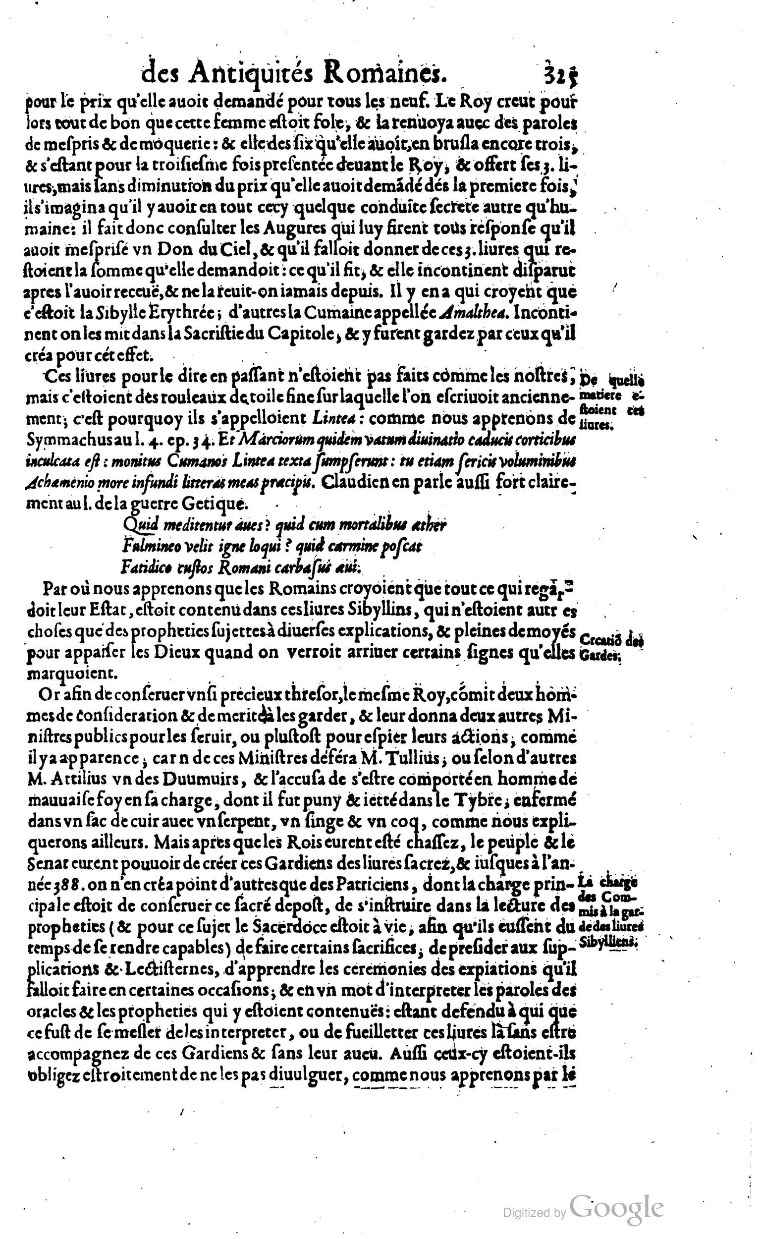 1650 - Denis Thierry - Trésor des antiquités romaines - BM Lyon