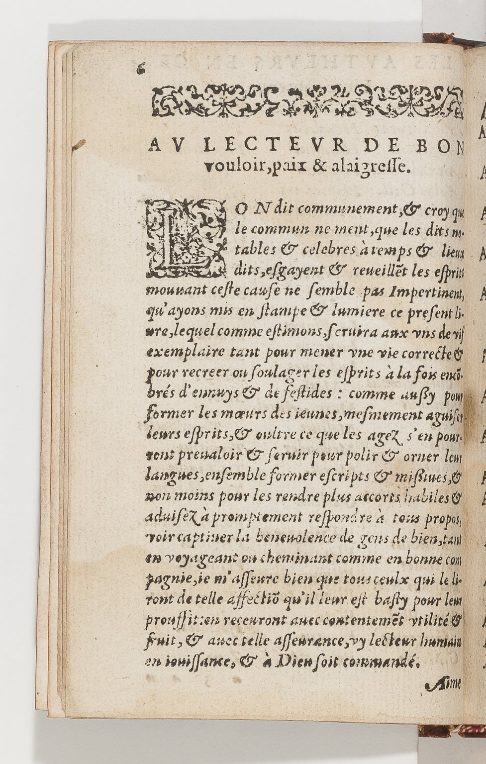 1577 - Jean d’Ogerolles - Trésor de sentences dorées - BnF Arsenal