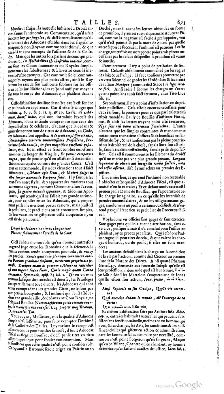 1629 - Veuve Nicolas Buon - Trésor du droit français (21754 T. 3) - BM Lyon 1629 - Veuve Nicolas Buon - Trésor du droit français (21754 T. 3) - BM Lyon
