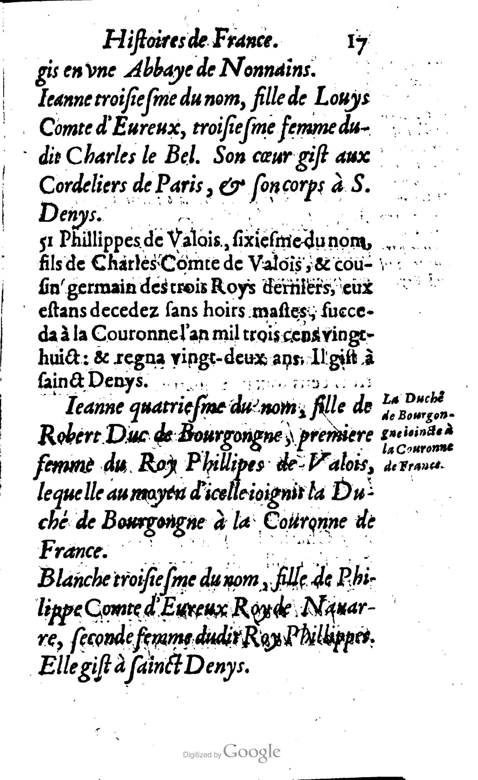 1638 - Jean Corrozet - Trésor des histoires de France - BM Lyon