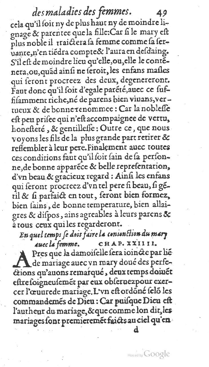 1585 - Jacques du Puis - Trésor des remèdes secrets pour les maladies des femmes - BnF