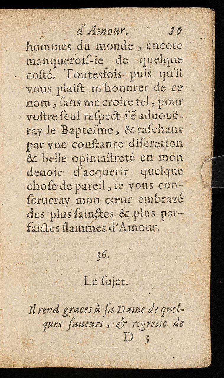 1597 - Thibaud Ancelin - Trésor d’amour - Stuttgart