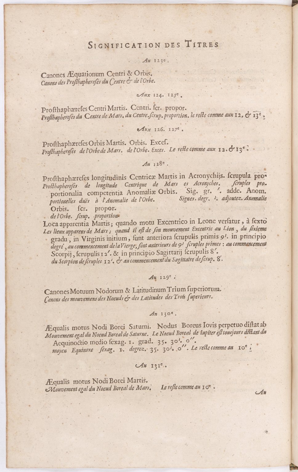 1634 - Zacharie Roman - Les Tables perpétuelles - BnF Arsenal
