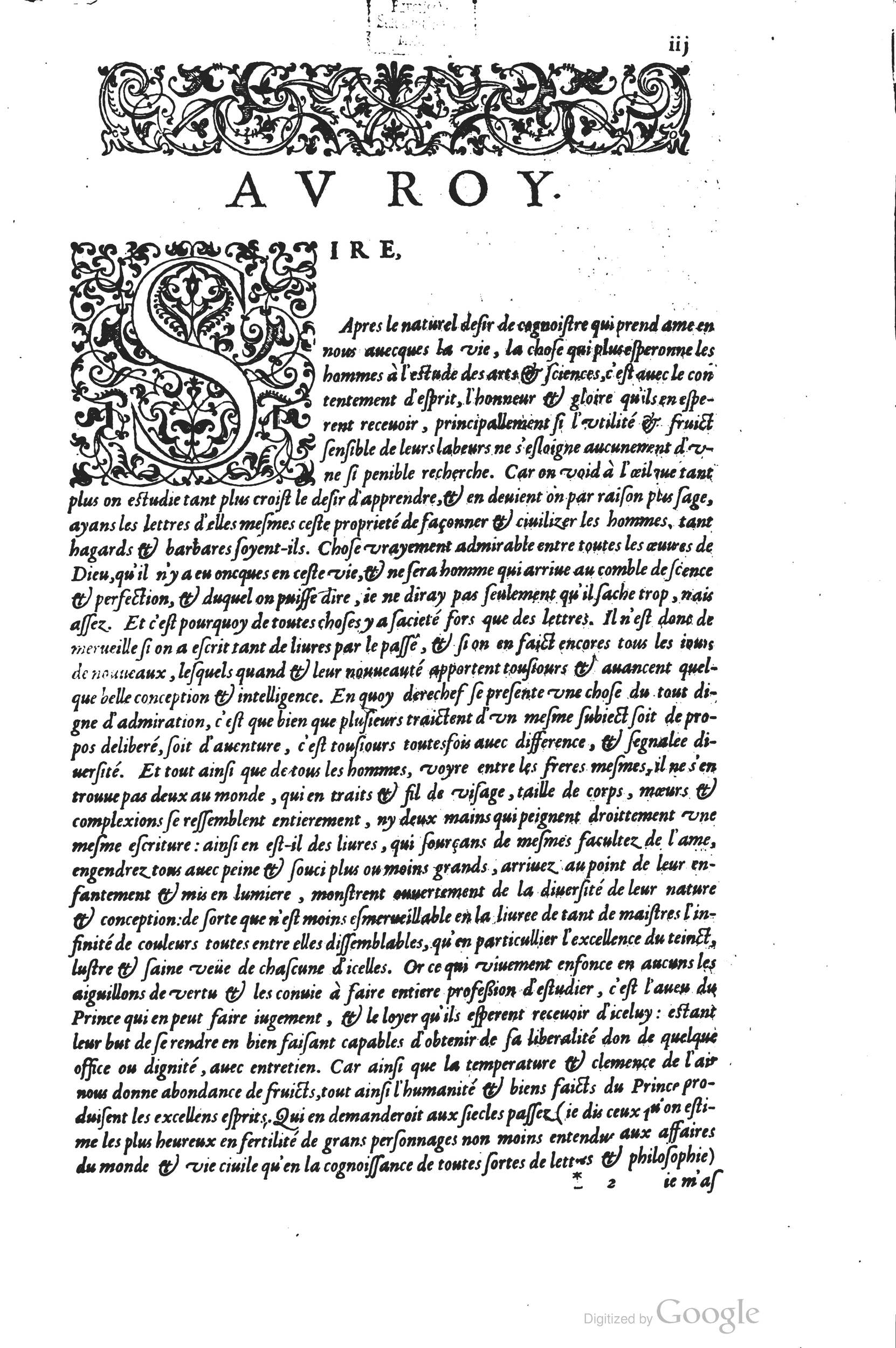 1585 - Barthélemy Honorat - Bibliothèques françaises - BSB Munich