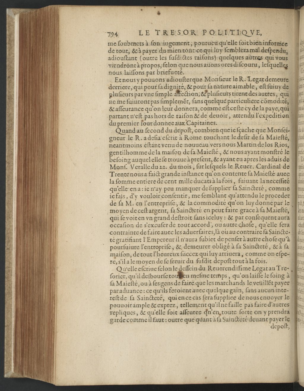 1608 - Nicolas Du Fossé - Trésor politique - BnF Tolbiac