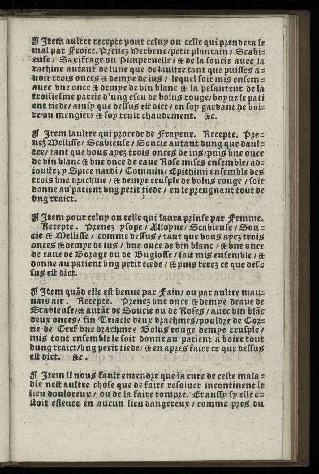 1544 - Josse Lambert - Trésor du remède préservatif et guérison de la peste - UGent