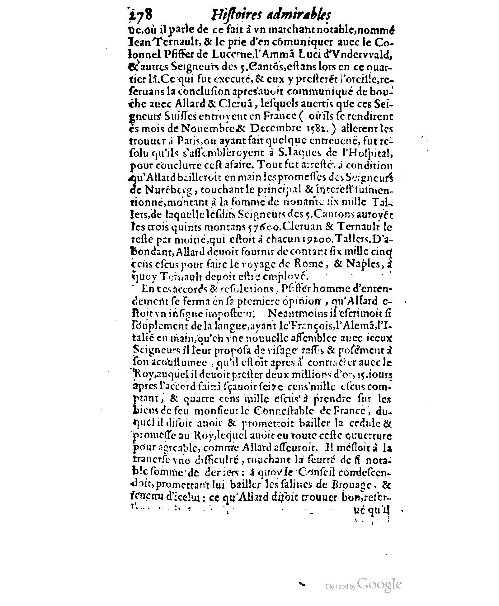1620 - Samuel Crespin - Trésor d’histoires admirables et mémorables - BCU Lausanne