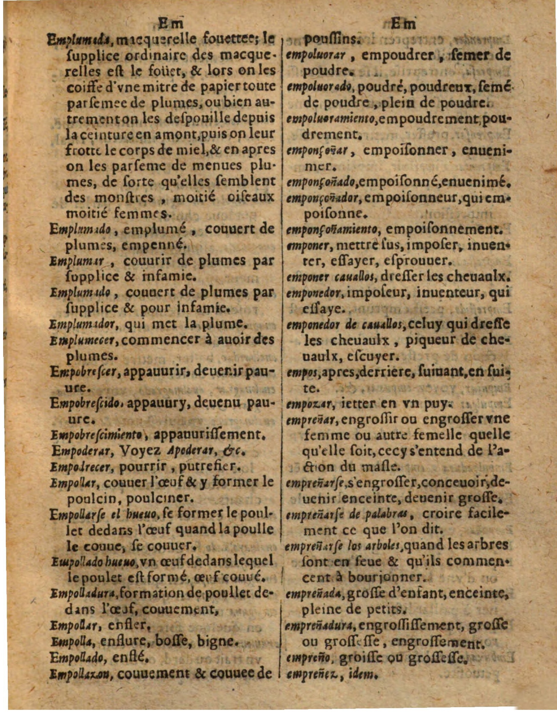 1625 - Hubert Antoine - Trésor des deux langues espagnole et française - Augsbourg