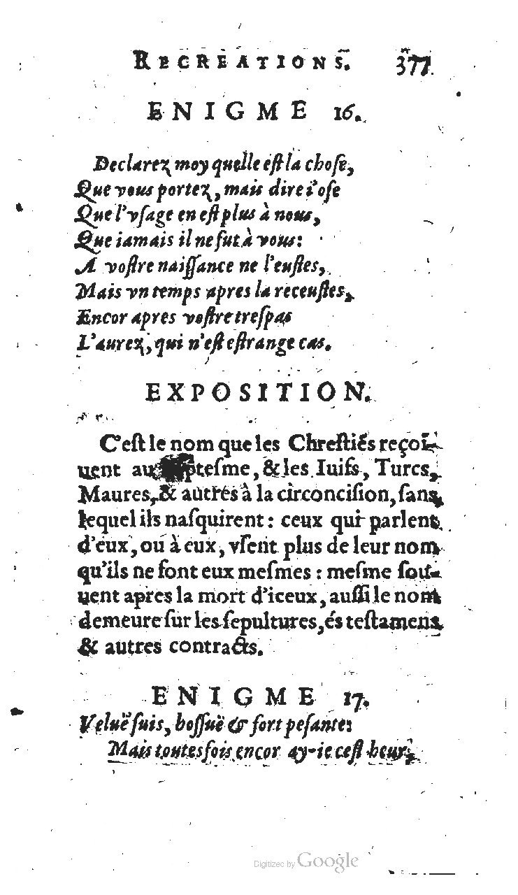 1627 - Jean Delamare - Trésor des récréations - BSB Munich