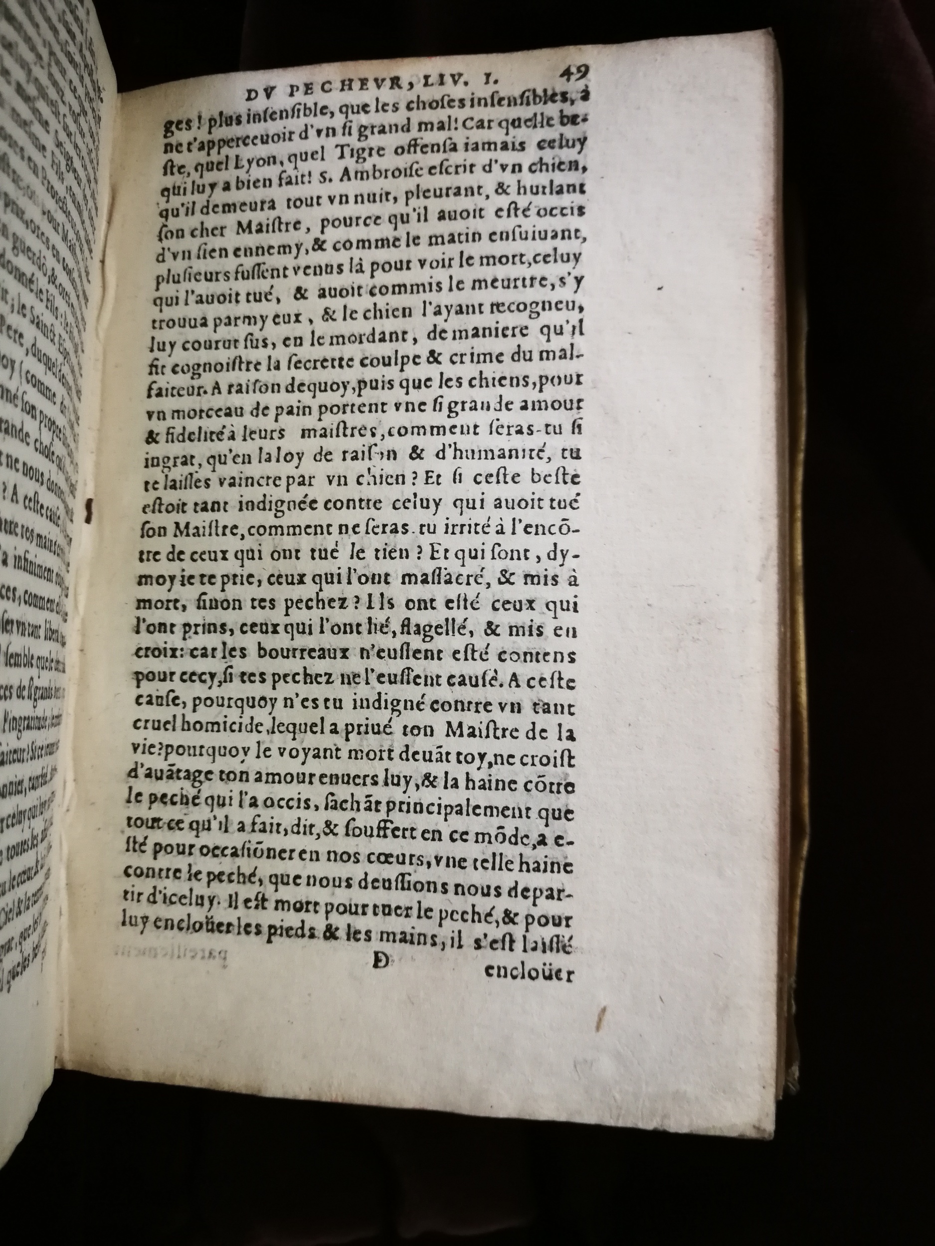 1596 - Balthazar Bellère - Trésor et abrégé de toutes les œuvres spirituelles du révérend Père F. Louis de Grenade - BU Lille