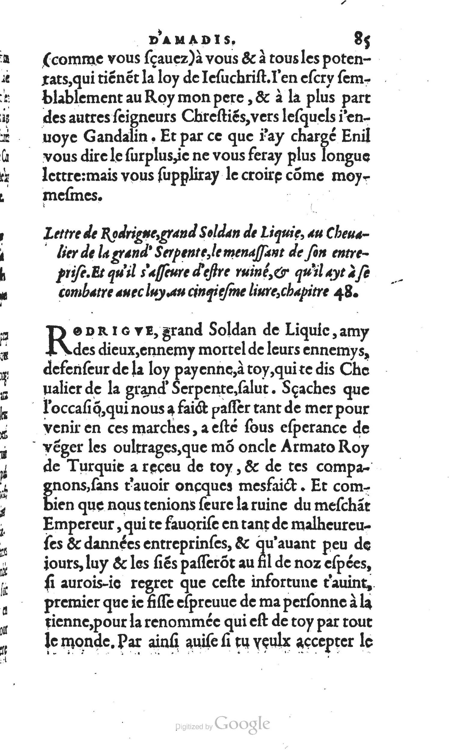 1560 - Vincent Sertenas et Gilles Robinot - Trésor des Amadis - British Library