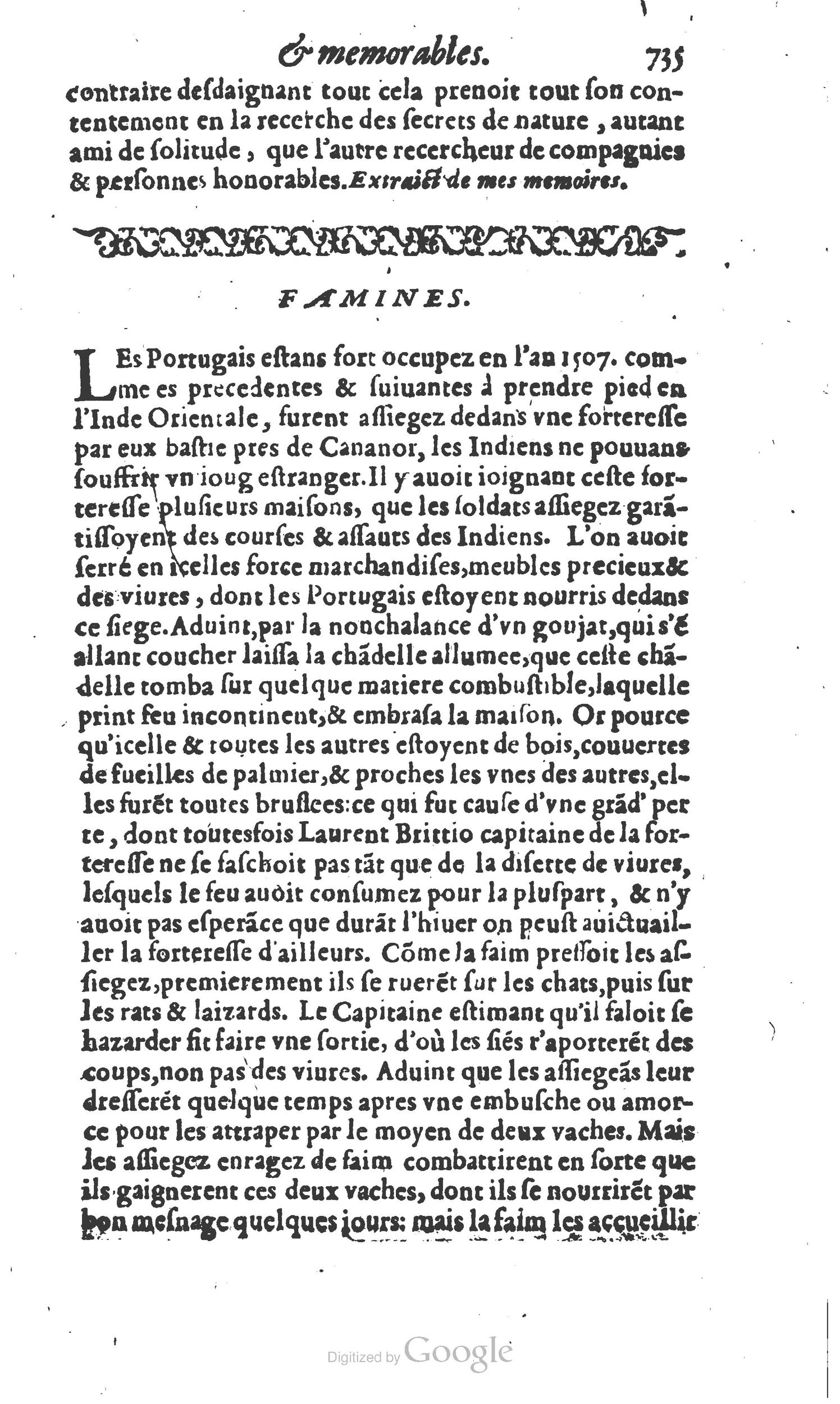 1610 - Paul Marceau - Trésor d’histoires admirables et mémorables - Princeton