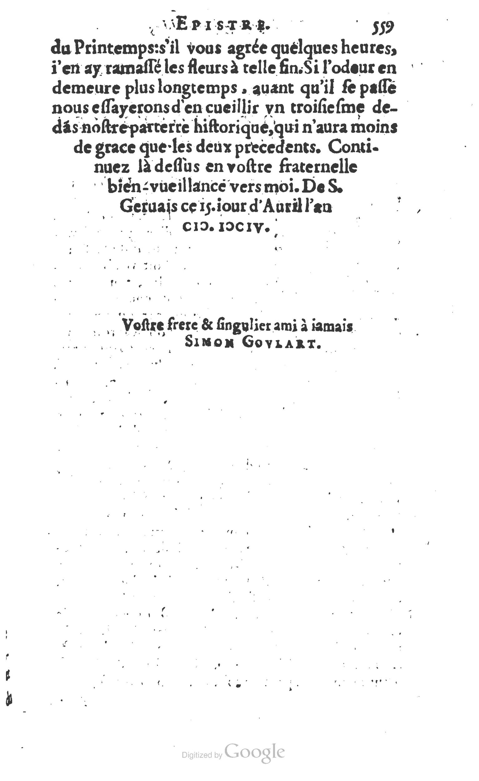 1610 - Paul Marceau - Trésor d’histoires admirables et mémorables - Princeton