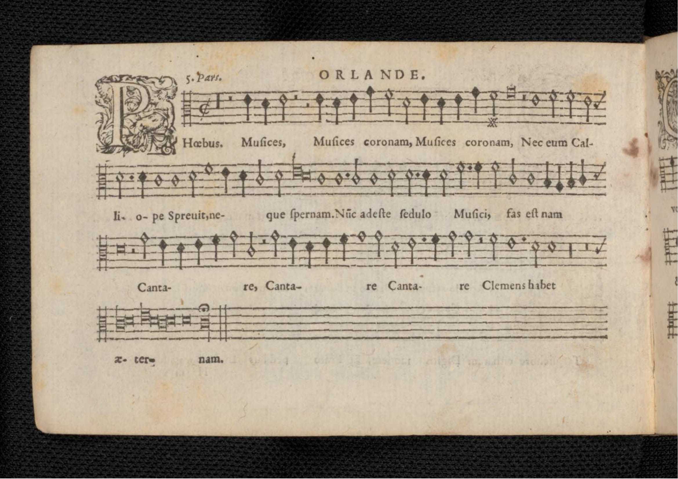 1576 - [Pierre de Saint-André] - Trésor de musique d’Orlande de Lassus Tenor - KBR Bruxelles