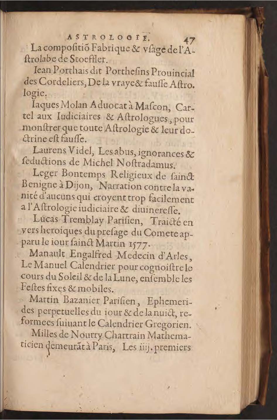 1602 - François Jacquin - Trésor des bons esprits français - BnF Arsenal