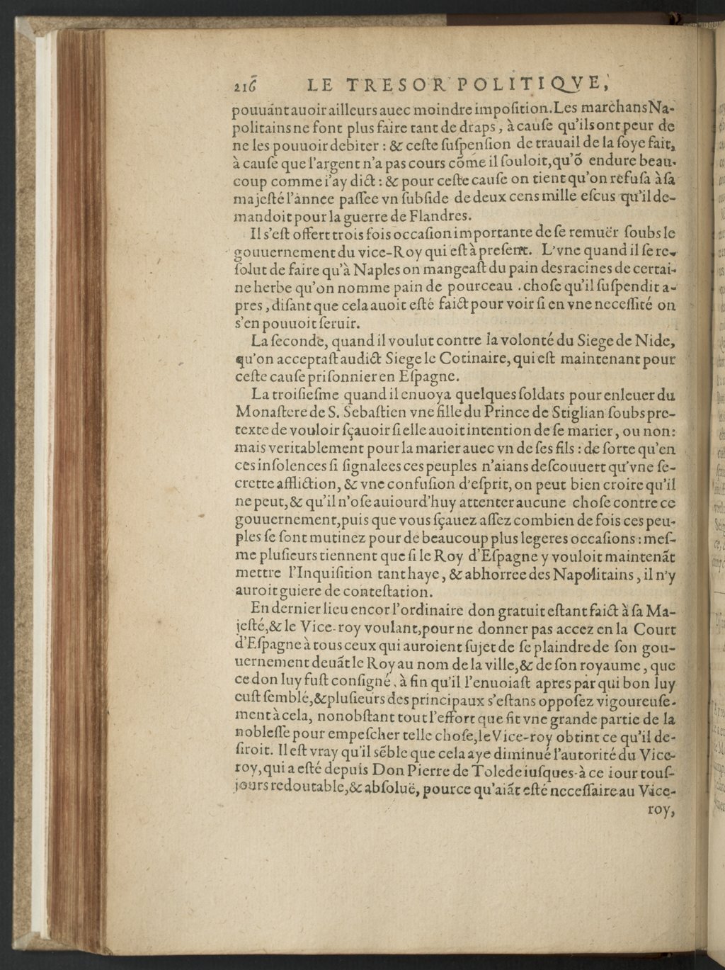1608 - Nicolas Du Fossé - Trésor politique - BnF Tolbiac