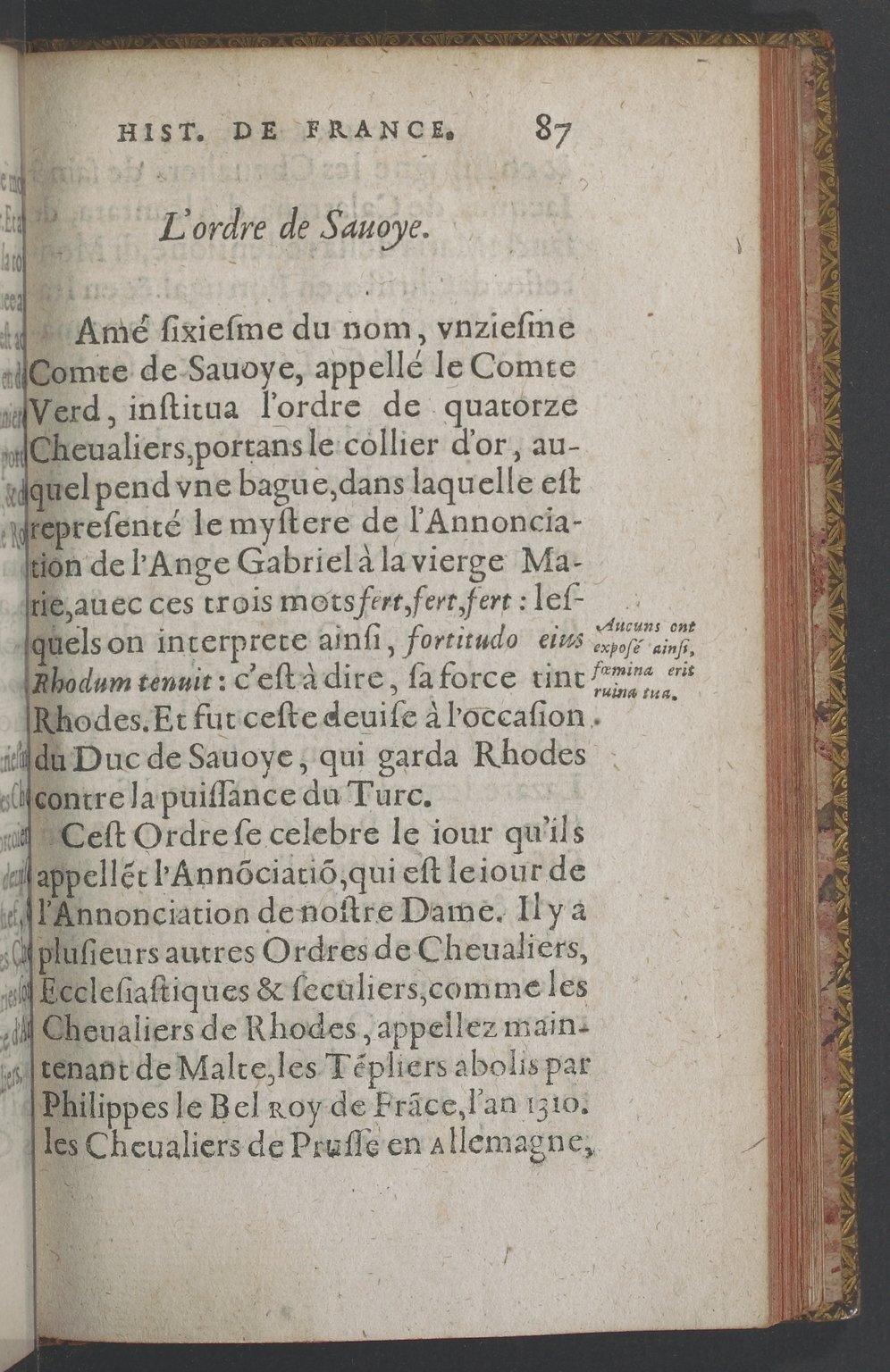 1603 - Galiot Corrozet - Trésor des histoires de France - BnF Tolbiac