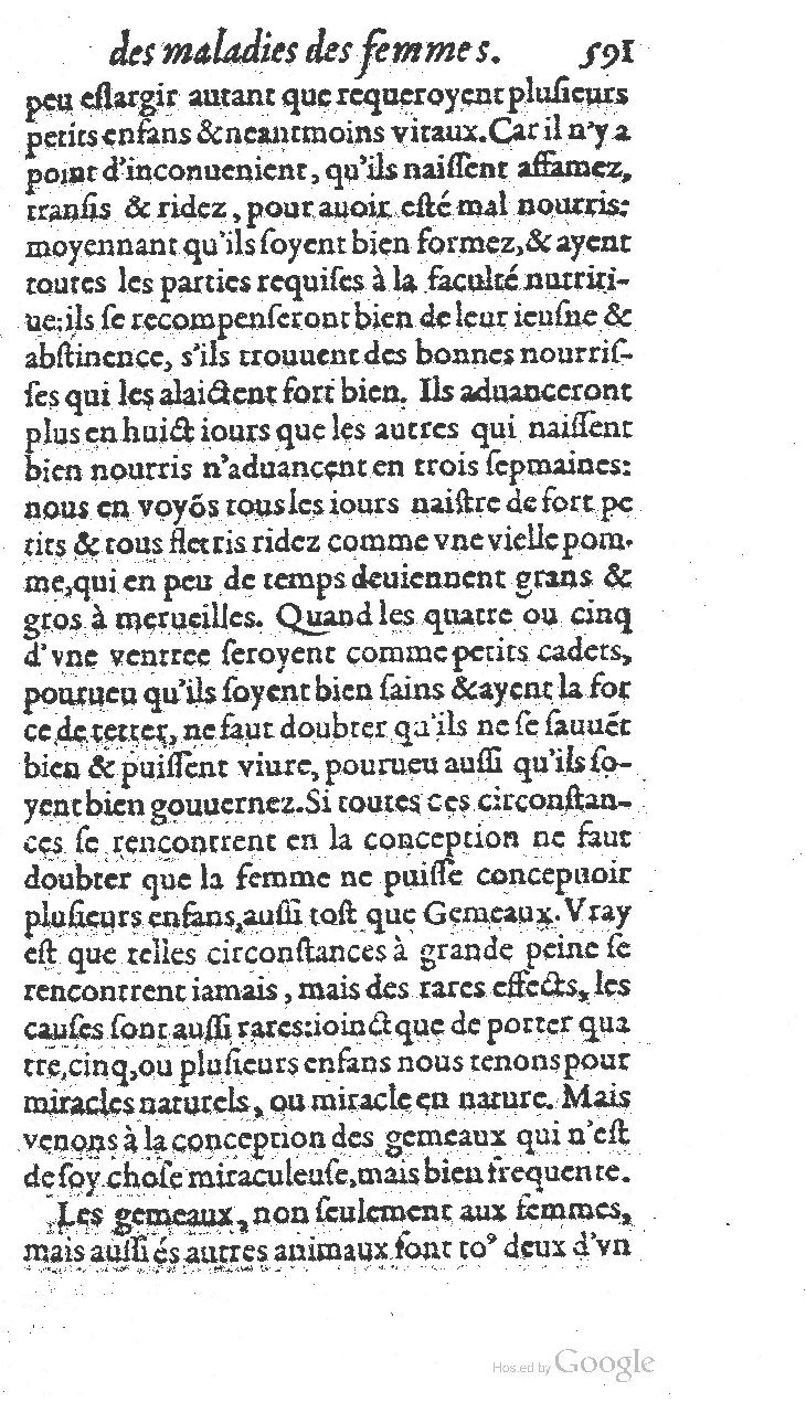 1585 - Jacques du Puis - Trésor des remèdes secrets pour les maladies des femmes - BnF
