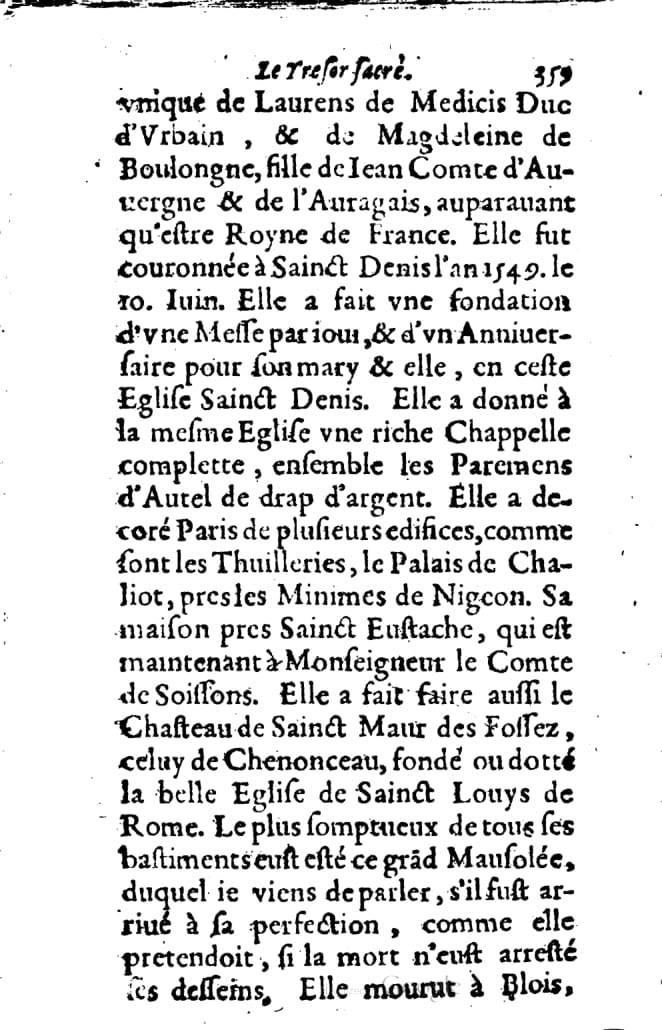 1636 - Jean Billaine - Trésor sacré ou inventaire des saintes reliques - British Library