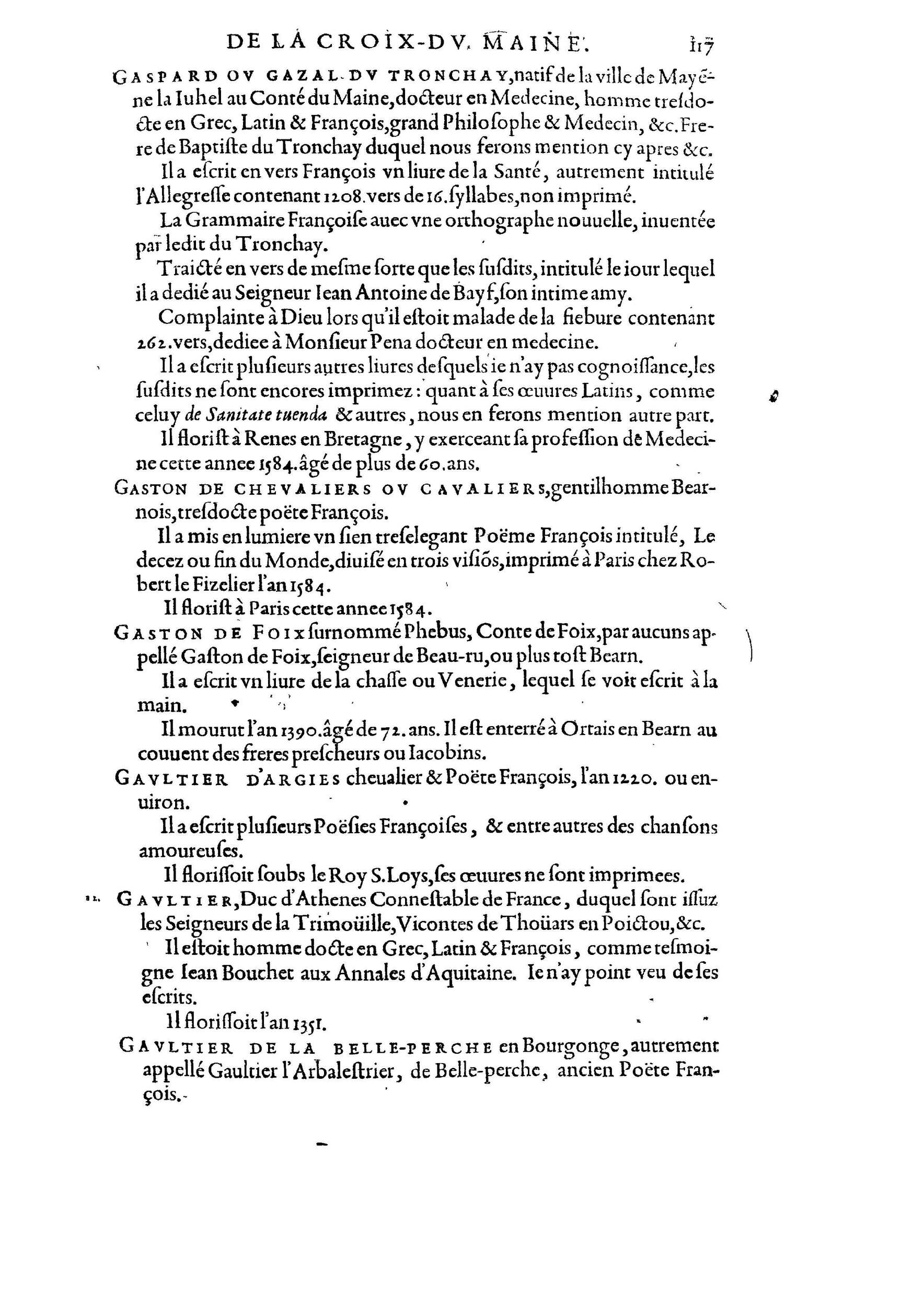 1584 - Abel L&#039;Angelier - Bibliothèques françaises - BnF